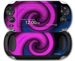 Alecias Swirl 01 Purple - Decal Style Skin fits Sony PS Vita