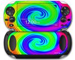 Rainbow Swirl - Decal Style Skin fits Sony PS Vita