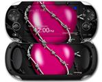 Barbwire Heart Hot Pink - Decal Style Skin fits Sony PS Vita