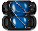 Barbwire Heart Blue - Decal Style Skin fits Sony PS Vita