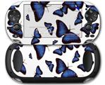 Butterflies Blue - Decal Style Skin fits Sony PS Vita