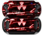 Radioactive Red - Decal Style Skin fits Sony PS Vita
