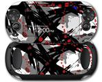 Abstract 02 Red - Decal Style Skin fits Sony PS Vita