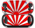 Rising Sun Japanese Flag Red - Decal Style Skin fits Sony PS Vita