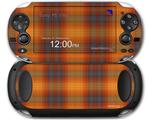 Plaid Pumpkin Orange - Decal Style Skin fits Sony PS Vita