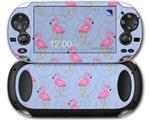Flamingos on Blue - Decal Style Skin fits Sony PS Vita