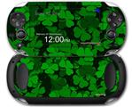 St Patricks Clover Confetti - Decal Style Skin fits Sony PS Vita