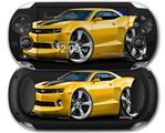 2010 Camaro RS Yellow - Decal Style Skin fits Sony PS Vita