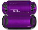 Simulated Brushed Metal Purple - Decal Style Skin fits Sony PS Vita