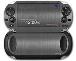 Simulated Brushed Metal Silver - Decal Style Skin fits Sony PS Vita