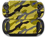 Camouflage Yellow - Decal Style Skin fits Sony PS Vita