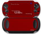 Solids Collection Red Dark - Decal Style Skin fits Sony PS Vita
