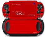 Solids Collection Red - Decal Style Skin fits Sony PS Vita