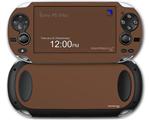 Solids Collection Chocolate Brown - Decal Style Skin fits Sony PS Vita