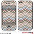 iPhone 4S Skin Zig Zag Colors 03