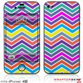 iPhone 4S Skin Zig Zag Colors 04