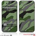 iPhone 4S Skin Camouflage Green