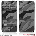 iPhone 4S Skin Camouflage Gray