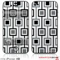 iPhone 4S Skin Squares In Squares