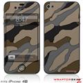 iPhone 4S Skin Camouflage Brown