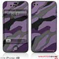 iPhone 4S Skin Camouflage Purple