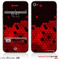 iPhone 4S Skin HEX Red