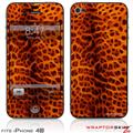 iPhone 4S Skin Fractal Fur Cheetah