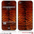 iPhone 4S Skin Fractal Fur Tiger