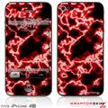 iPhone 4S Skin Electrify Red