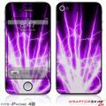 iPhone 4S Skin Lightning Purple