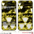 iPhone 4S Skin Radioactive Yellow