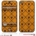 iPhone 4S Skin Halloween Skull and Bones