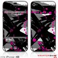 iPhone 4S Skin Abstract 02 Pink