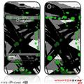 iPhone 4S Skin Abstract 02 Green