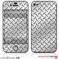 iPhone 4S Skin Diamond Plate Metal