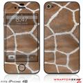 iPhone 4S Skin Giraffe 02