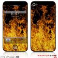 iPhone 4S Skin Open Fire