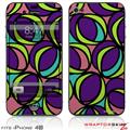 iPhone 4S Skin Crazy Dots 01