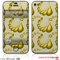 iPhone 4S Skin Petals Yellow