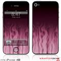 iPhone 4S Skin Fire Pink