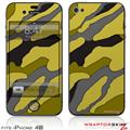 iPhone 4S Skin Camouflage Yellow