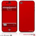 iPhone 4S Skin Solids Collection Red