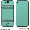 iPhone 4S Skin Solids Collection Seafoam Green