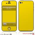 iPhone 4S Skin Solids Collection Yellow
