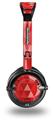 Triangle Mosaic Red Decal Style Skin fits Skullcandy Lowrider Headphones (HEADPHONES  SOLD SEPARATELY)