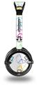 Kearas Peace Signs on White Decal Style Skin fits Skullcandy Lowrider Headphones (HEADPHONES  SOLD SEPARATELY)