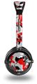 Sexy Girl Silhouette Camo Red Decal Style Skin fits Skullcandy Lowrider Headphones (HEADPHONES  SOLD SEPARATELY)