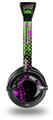 Halftone Splatter Hot Pink Green Decal Style Skin fits Skullcandy Lowrider Headphones (HEADPHONES  SOLD SEPARATELY)