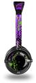 Halftone Splatter Green Purple Decal Style Skin fits Skullcandy Lowrider Headphones (HEADPHONES  SOLD SEPARATELY)