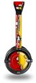 Ripped Colors Red Yellow Decal Style Skin fits Skullcandy Lowrider Headphones (HEADPHONES  SOLD SEPARATELY)